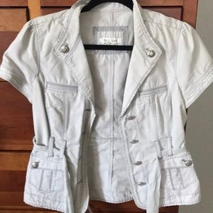 Beautiful military inspired short sleeve jacket